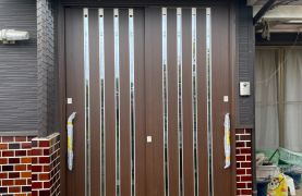 前橋市　T様邸　玄関引違戸交換工事 アイキャッチ画像