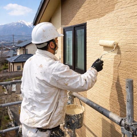 【前橋市】外壁塗装は3月が正解!赤城おろしに負けない高耐久な塗り方 アイキャッチ画像